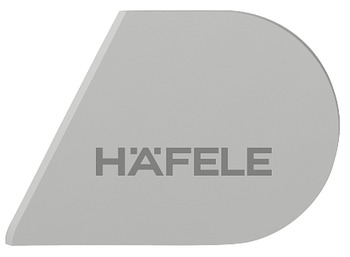 Guarnitura per ante a ribalta, Free flap H 1.5, tappo di copertura singolo