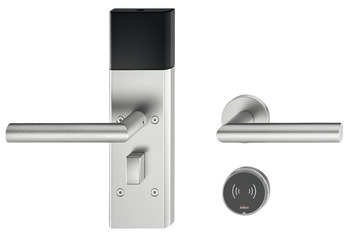 Modulo terminale porta, Häfele Dialock DT 710 con interfaccia Bluetooth HB, per porte interne/porte di stanze per ospiti, con pomolo girevole