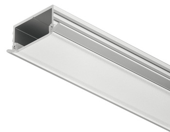 Profilo di montaggio Häfele Loox, profondità 6,5 mm, alluminio