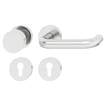 Set maniglie per porta, Alluminio, Startec, PDH5202, rosetta