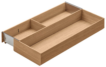 Accessori inserti, Häfele Matrix Box P, legno, involucro di compensazione stretto, regolabile in larghezza