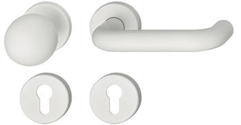 Set maniglie per porta, poliammide opaco, Hewi, modello 111PBR01.230