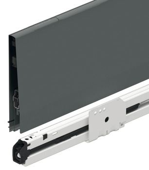 Guarnitura cassetto, Häfele Matrix Box P50, altezza spondina 180 mm, portata 50 kg con Push-to-Open Soft-Close
