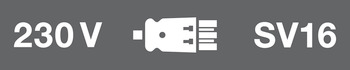 presa e stazione di ricarica USB, set di montaggio con spina SV16, 230 V